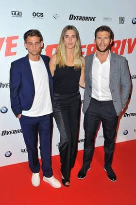 Scott Eastwood, Freddie Thorp and Gaia Weiss attend Overdrive movie premiere at Gaumont Opera in Paris, France, on June 19, 2017. Photo by Favier E-PRESSPHOTO.COM Paris France  526906