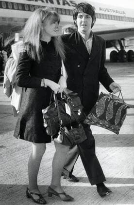 Beatle Paul McCartney and Jane Asher, 1968.  1013_114