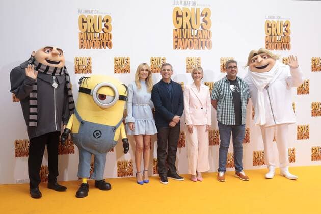 Photocall Gru 3 Mi villano favorito Photocall Gru 3 in Madrid Patricia Conde Steve Carell Kristen Wiig y Florentini Fernandez Madrid 20 06 2017 482 Cordon Press Photo by Paco Suarez Abad Cordon Press  PacoxSuarezxAbad