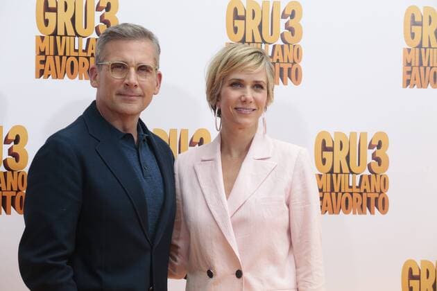 Photocall Gru 3 Mi villano favorito Photocall Gru 3 in Madrid Kristen Wiig y Steve Carell Madrid 20 06 2017 482 Cordon Press Photo by Paco Suarez Abad Cordon Press  PacoxSuarezxAbad
