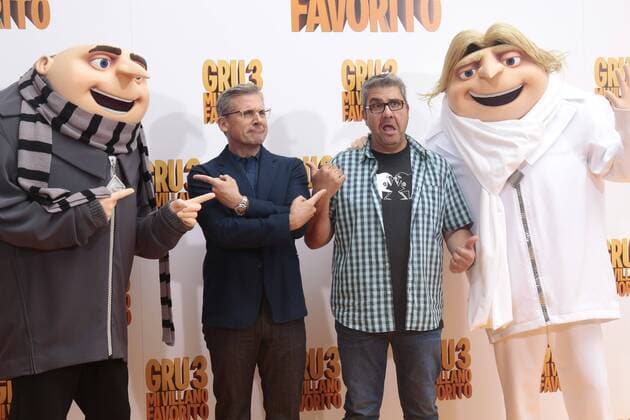 Photocall Gru 3 Mi villano favorito Photocall Gru 3 in Madrid Steve Carell y Florentino Fernandez Madrid 20 06 2017 482 Cordon Press Photo by Paco Suarez Abad Cordon Press  PacoxSuarezxAbad