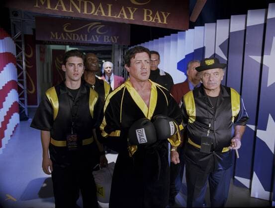 Rocky Balboa Milo Ventimiglia, Sylvester Stallone, Burt Young © 2006 MGM  30346_024