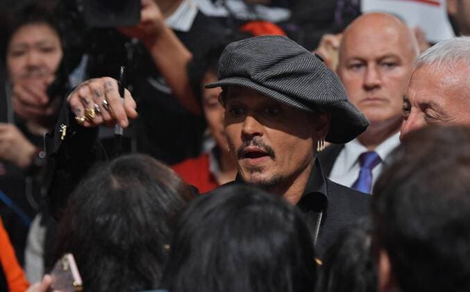Actor Johnny Depp attends the Japan premiere for the film Pirates of the Caribbean: Dead Men Tell No Tales in Tokyo, Japan on June 20, 2017.  TKP2017062040 KEIZOxMORI