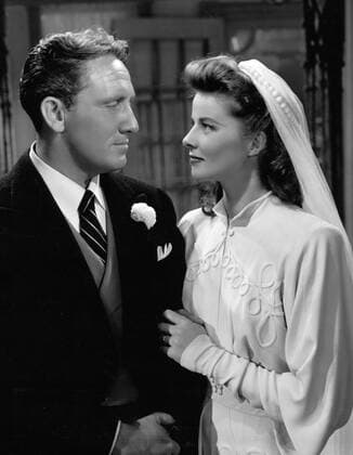 Studio Publicity Still: Woman of the Year Spencer Tracy, Katharine Hepburn 1942 MGM Hollywood CA USA  Copyright: xHAx 30732_1263CPC