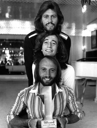 Studio Publicity Still: The Bee Gees (Barry Gibb, Maurice Gibb and Robin Gibb) circa 1978 Hollywood CA USA  Copyright: xHAx 30732_1284CPC