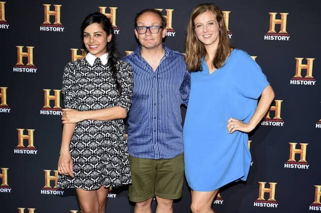 Collien Ulmen-Fernandes, Wigald Boning und Nina Eichinger beim Photocall anlässlich der Verleihung des History-Award 2017 zum Thema Gleichberechtigung - Wie gleich ist gleich? im Deutschen Museum. München, 20.06.2017 Foto:xP.xSchönbergerx xFuturexImage