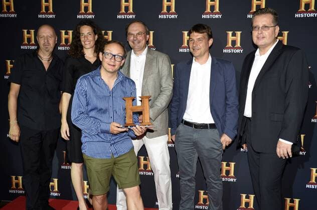 Wigald Boning mit dem History-Team beim Photocall anlässlich der Verleihung des History-Award 2017 zum Thema Gleichberechtigung - Wie gleich ist gleich? im Deutschen Museum. München, 20.06.2017 Foto:xP.xSchönbergerx xFuturexImage