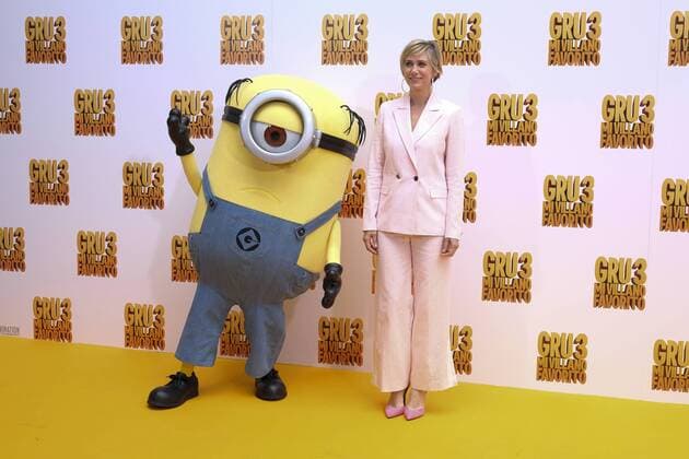 June 20, 2017 - Madrid, Spain - Kristen Wiig attends Gru Me 3 ( Mi Villano Favorito) photocall at Santo Mauro Hotel on June 20, 2017 in Madrid, Spain Madrid Spain  - ZUMAn230 20170620_zaa_n230_073 Copyright: xOscarxGonzalezx