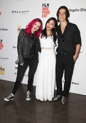 June 20, 2017 - Santa Monica, USA - 19 June 2017 - Santa Monica, California - Bella Thorne, Anna Akana, Nash Grier. You Get Me Premiere during the 2017 Los Angeles Film Festival. Photo Credit: AdMedia Santa Monica USA - ZUMAa123 20170620_zaa_a123_059 Copyright: xF.xSadoux