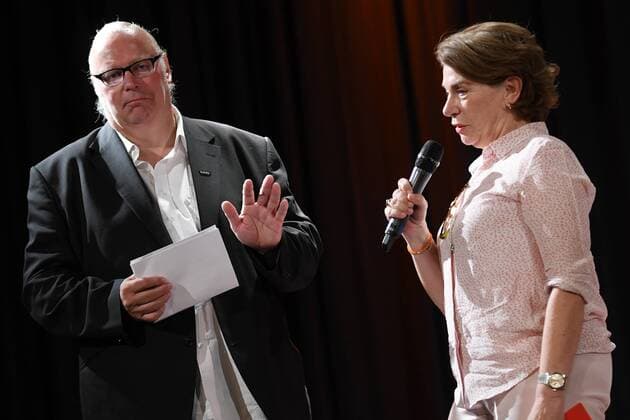 Christian Berg, Kirsten Niehuus zum 19. Mal wurde der Kinoprogrammpreis Berlin-Brandenburg verliehen. Mit insgesamt 432.500 Euro wurden im City Kino Wedding das vielfaeltige Engagement und die innovative Programmgestaltung in 48 Filmtheatern - 32 in Berlin und 16 in Brandenburg - geehrt in Berlin am 20.06.2017