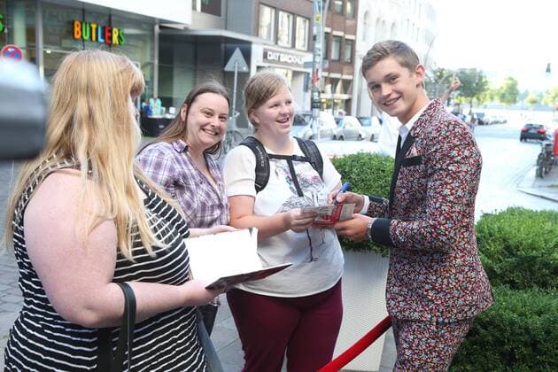 Hamburg Damian Hardung 20 Jahre Studio Hamburg Nachwuchspreis im Thalia Theater Hamburg am 20.6.2017