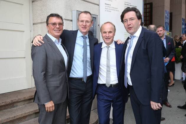 Hamburg Volker Herres (Programmdirektor Das Erste), Gastgeber Johannes Züll und Michael Lehmann, Frank Beckmann (NDR Programmdirektor Fernsehen) 20 Jahre Studio Hamburg Nachwuchspreis im Thalia Theater Hamburg am 20.6.2017