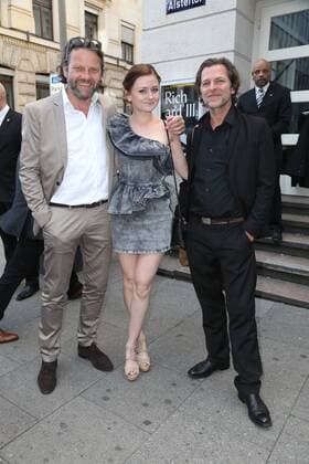 Hamburg Rote Rosen Darsteller Christian Rudolf, Malin Steffen, Jörg Pintsch 20 Jahre Studio Hamburg Nachwuchspreis im Thalia Theater Hamburg am 20.6.2017