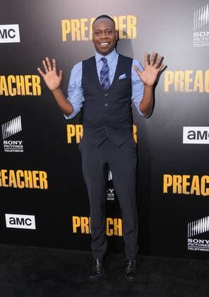 June 20, 2017 - Los Angeles, CA, United States - 20 June 2017 - Los Angeles, California - Malcolm Barrett. AMC s Preacher Season 2 premiere held at Theater at Ace Hotel in Los Angeles. Photo Credit: AdMedia Los Angeles United States - ZUMAa123 20170620_zaa_a123_196 Copyright: xBirdiexThompsonx