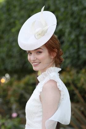. 21 06 2017. Ascot , United Kingdom. Eleanor Tomlinson arriving on day two of Royal Ascot in Berkshire, United Kingdom.  xStephenxLockx xi-Imagesx IIM-15424-0002