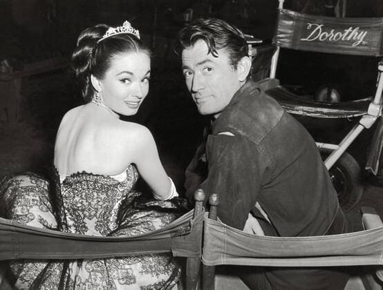 Ann Blyth and Gregory Peck, The World in His Arms 1952 Universal  Copyright: xHAx 30928_282