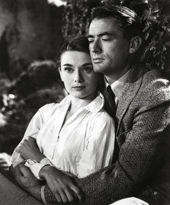 Audrey Hepburn and Gregory Peck, Roman Holiday 1953 Paramount  Copyright: xHAx 31202_025