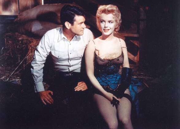 (Archival Classic Cinema - Marilyn Monroe Retrospective) Marilyn Monroe, Don Murray Bus Stop 1956. Cinema Publishers Collection Hollywood CA USA  Copyright: xCPCx 31479_134CPC