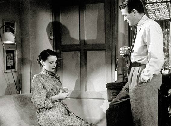 (Archival Classic Cinema - Audrey Hepburn Retrospective) Audrey Hepburn and Gregory Peck, Roman Holiday 1953 Paramount Hollywood CA USA  Copyright: xHAx 31569_047CPC