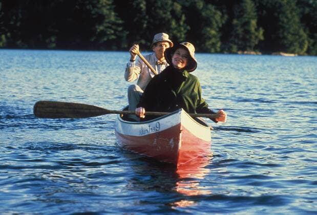 OSCARS. Bester Hauptdarsteller. Preisträger 1981-1990 Studio Publicity Still from On Golden Pond Henry Fonda, Katharine Hepburn © 1981 Universal Los Angeles CA USA  Copyright: xAmericanxPictorialx 31713094