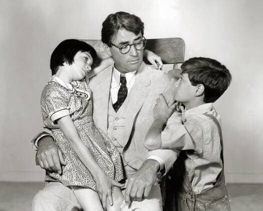OSCARS. Bester Hauptdarsteller. Preisträger 1961-1970 Gregory Peck, Mary Badham, Phillip Alford, To Kill A Mockingbird , 1962 Universal Pictures Hollywood CA USA  Copyright: xThexLegacyxCollectionx 32263_650THA