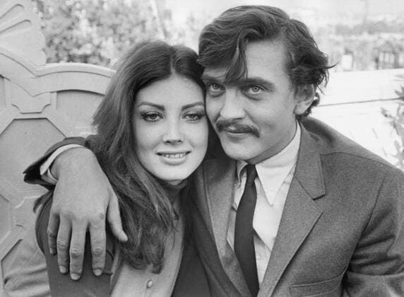 David Hemmings and wife Gayle Hunnicutt, 1967 Hollywood CA USA  Copyright: xRoyxCummingsx 32263_795JRC
