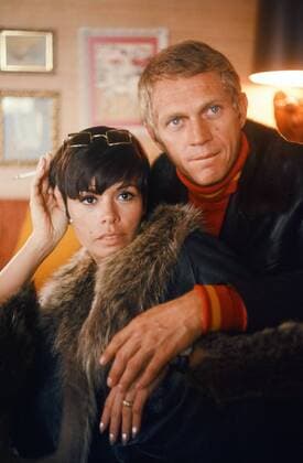 Steve McQueen with his first wife, actress Neile Adams, circa 1968. Hollywood CA USA  Copyright: xR.xCummingsx 325557_052JRC