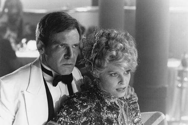 Harrison Ford and Kate Capshaw in Indiana Jones and the Temple of Doom , 1984 Paramount Hollywood CA USA  Copyright: xThexLegacyxCollectionx 32603_354THA