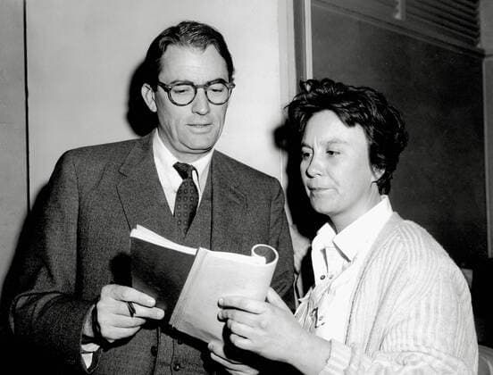 OSCARS. Bester Hauptdarsteller. Preisträger 1961-1970 Gregory Peck and Author Harper Lee, To Kill A Mockingbird 1962 Universal Hollywood CA USA  32914_305THA