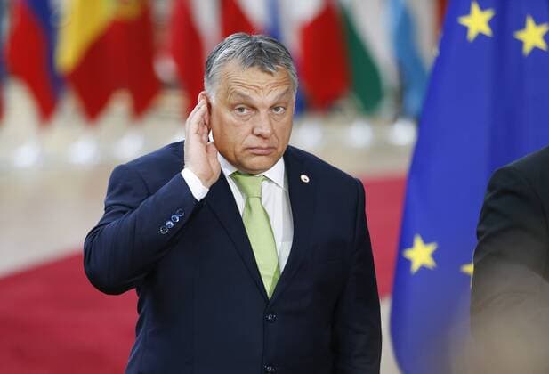 (170622) -- BRUSSELS, June 22, 2017 -- Hungarian Prime Minister Viktor Orban arrives to attend a two-day EU Summit in Brussels, Belgium, June 22, 2017. ) (rh) BELGIUM-BRUSSELS-EU-SUMMIT YexPingfan 