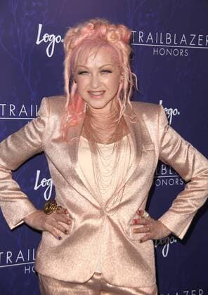 June 22, 2017 - New York, N.Y, USA - CYNDI LAUPER attends Logo s Trailblazer Honors .The Cathedral of St. John the Divine, NYC.June 22, 2017.Photos by , Globe Photos Inc. New York USA - ZUMAms4_ 20170622_zaa_ms4_008 Copyright: xSoniaxMoskowitzx