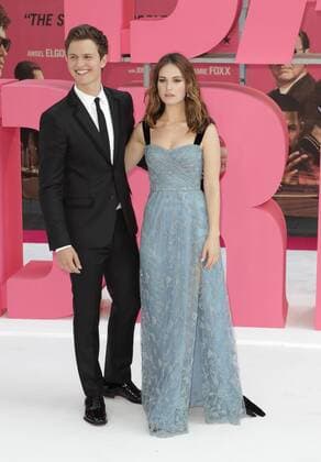 English actress Lily James and American actor Ansel Elgort attend the Baby Driver UK Premiere held at Cineworld Leicester Square in London. JUNE 21st 2017  GBHx171324