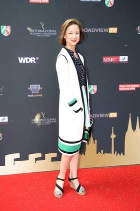 Sandra von Ruffin beim Cocktailempfang anlässlich der Jurysitzung zum International Emmy Award 2017 am 22.06.2017 in der Marienburg in Koeln Cocktailempfang zur Jurysitzung zum International Emmy Award 2017 in Koeln 