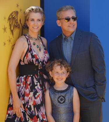 Cast members Kristen Wiig, Steve Carell and Nev Scharre, the voices of Lucy, Gru and Agnes respectively in the animated motion picture comedy Despicable Me 3 attend the premiere of the film at the Shrine Auditorium in Los Angeles on June 24, 2017. Storyline: A mysterious stranger shows up to inform Gru that he has a long-lost twin brother-a brother who desperately wishes to follow in his twin s despicable footsteps-one former super-villain will rediscover just how good it feels to be bad.  LAP2017062412 JIMxRUYMEN