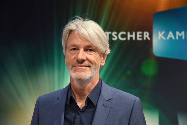 Der Kameramann Christoph Kraus - Preis für Kamera Kinofilm - posiert am 24.06.2017 bei einem Fototermin zur Verleihung des 27. Deutschen Kamerapreis in Köln.