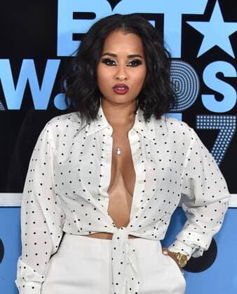 Tammy Rivera attends the 17th annual BET Awards at Microsoft Theater in Los Angeles on June 25, 2017. The ceremony celebrates achievements in entertainment and honors music, sports, television, and movies released between April 1, 2016 and March 31, 2017.  LAP20170625024 CHRISTINExCHEW