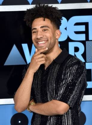 Rapper KYLE attends the 17th annual BET Awards at Microsoft Theater in Los Angeles on June 25, 2017. The ceremony celebrates achievements in entertainment and honors music, sports, television, and movies released between April 1, 2016 and March 31, 2017.  LAP20170625041 CHRISTINExCHEW