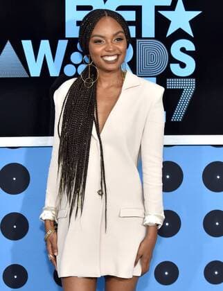 Actress Sierra McClain attends the 17th annual BET Awards at Microsoft Theater in Los Angeles on June 25, 2017. The ceremony celebrates achievements in entertainment and honors music, sports, television, and movies released between April 1, 2016 and March 31, 2017.  LAP20170625029 CHRISTINExCHEW