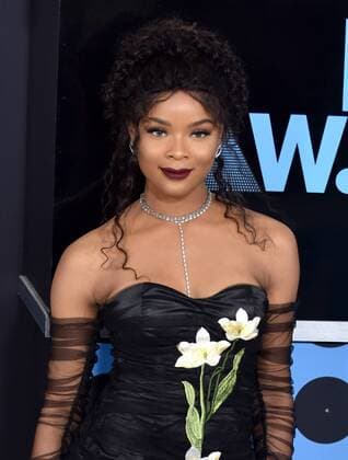 Actor Ajiona Alexus attends the 17th annual BET Awards at Microsoft Theater in Los Angeles on June 25, 2017. The ceremony celebrates achievements in entertainment and honors music, sports, television, and movies released between April 1, 2016 and March 31, 2017.  LAP20170625119 CHRISTINExCHEW