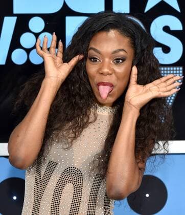 Singer Lady Leshurr attends the 17th annual BET Awards at Microsoft Theater in Los Angeles on June 25, 2017. The ceremony celebrates achievements in entertainment and honors music, sports, television, and movies released between April 1, 2016 and March 31, 2017.  LAP20170625133 CHRISTINExCHEW
