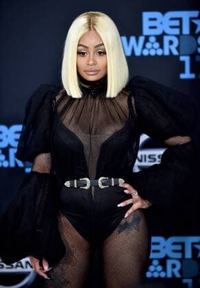Model Blac Chyna attends the 17th annual BET Awards at Microsoft Theater in Los Angeles on June 25, 2017. The ceremony celebrates achievements in entertainment and honors music, sports, television, and movies released between April 1, 2016 and March 31, 2017.  LAP20170625145 CHRISTINExCHEW