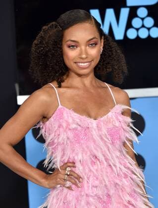 Actor Logan Browning attends the 17th annual BET Awards at Microsoft Theater in Los Angeles on June 25, 2017. The ceremony celebrates achievements in entertainment and honors music, sports, television, and movies released between April 1, 2016 and March 31, 2017.  LAP20170625147 CHRISTINExCHEW