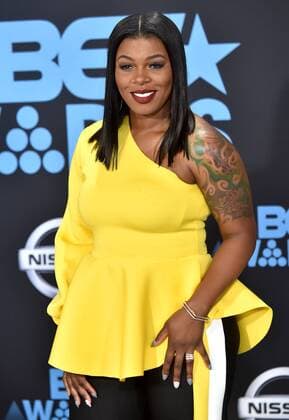 Actor Ta Rhonda Jones attends the 17th annual BET Awards at Microsoft Theater in Los Angeles on June 25, 2017. The ceremony celebrates achievements in entertainment and honors music, sports, television, and movies released between April 1, 2016 and March 31, 2017.  LAP20170625181 CHRISTINExCHEW