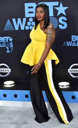 Actor Ta Rhonda Jones attends the 17th annual BET Awards at Microsoft Theater in Los Angeles on June 25, 2017. The ceremony celebrates achievements in entertainment and honors music, sports, television, and movies released between April 1, 2016 and March 31, 2017.  LAP20170625182 CHRISTINExCHEW
