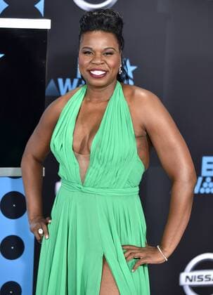 Host Leslie Jones attends the 17th annual BET Awards at Microsoft Theater in Los Angeles on June 25, 2017. The ceremony celebrates achievements in entertainment and honors music, sports, television, and movies released between April 1, 2016 and March 31, 2017.  LAP20170625212 CHRISTINExCHEW