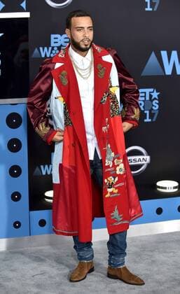 Hip-hop artist French Montana attends the 17th annual BET Awards at Microsoft Theater in Los Angeles on June 25, 2017. The ceremony celebrates achievements in entertainment and honors music, sports, television, and movies released between April 1, 2016 and March 31, 2017.  LAP20170625216 CHRISTINExCHEW