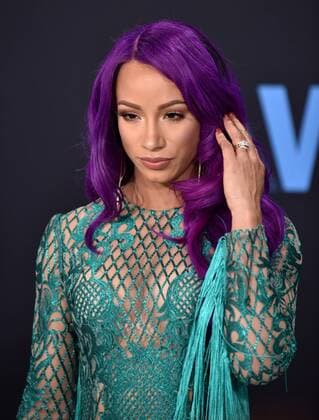 Wrestler Sasha Banks attends the 17th annual BET Awards at Microsoft Theater in Los Angeles on June 25, 2017. The ceremony celebrates achievements in entertainment and honors music, sports, television, and movies released between April 1, 2016 and March 31, 2017.  LAP20170625279 CHRISTINExCHEW