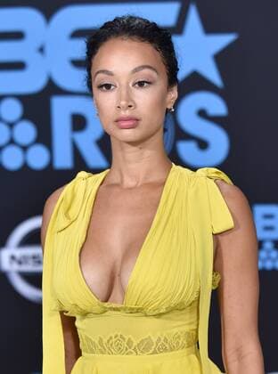 Model Draya Michele attends the 17th annual BET Awards at Microsoft Theater in Los Angeles on June 25, 2017. The ceremony celebrates achievements in entertainment and honors music, sports, television, and movies released between April 1, 2016 and March 31, 2017.  LAP20170625295 CHRISTINExCHEW