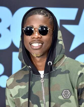 Rapper MHD attends the 17th annual BET Awards at Microsoft Theater in Los Angeles on June 25, 2017. The ceremony celebrates achievements in entertainment and honors music, sports, television, and movies released between April 1, 2016 and March 31, 2017.  LAP20170625321 CHRISTINExCHEW