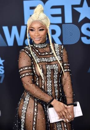 TV personality Tommie Lee attends the 17th annual BET Awards at Microsoft Theater in Los Angeles on June 25, 2017. The ceremony celebrates achievements in entertainment and honors music, sports, television, and movies released between April 1, 2016 and March 31, 2017.  LAP20170625315 CHRISTINExCHEW